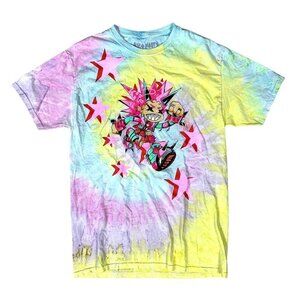 Rico Nasty Tie Dye Anime T-Shirt Size Medium